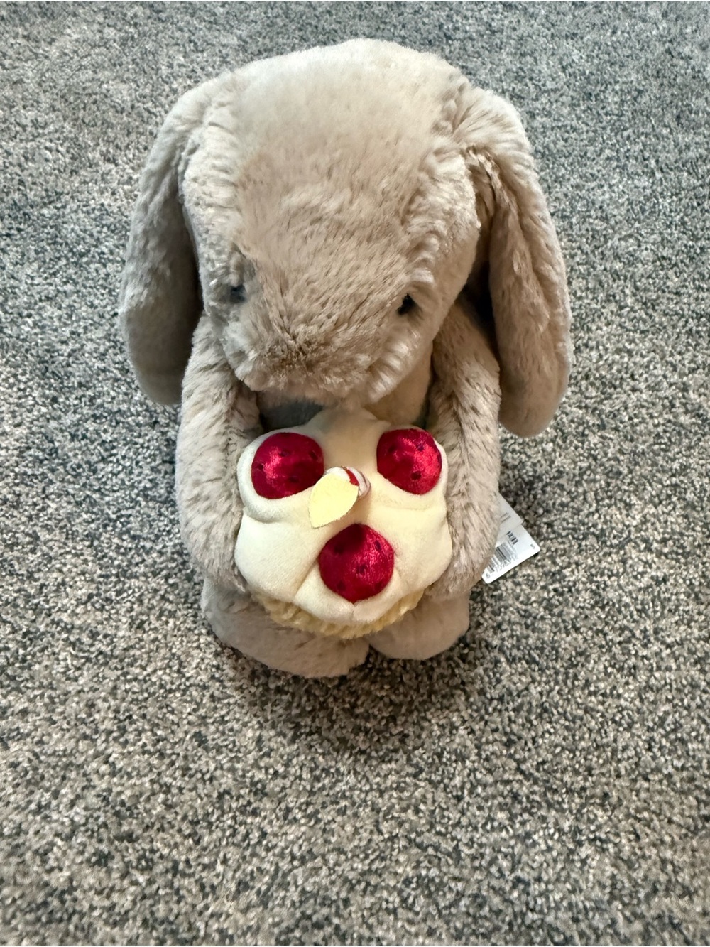 Jellycat Bashful Beige Bunny “Birthday” BNWT